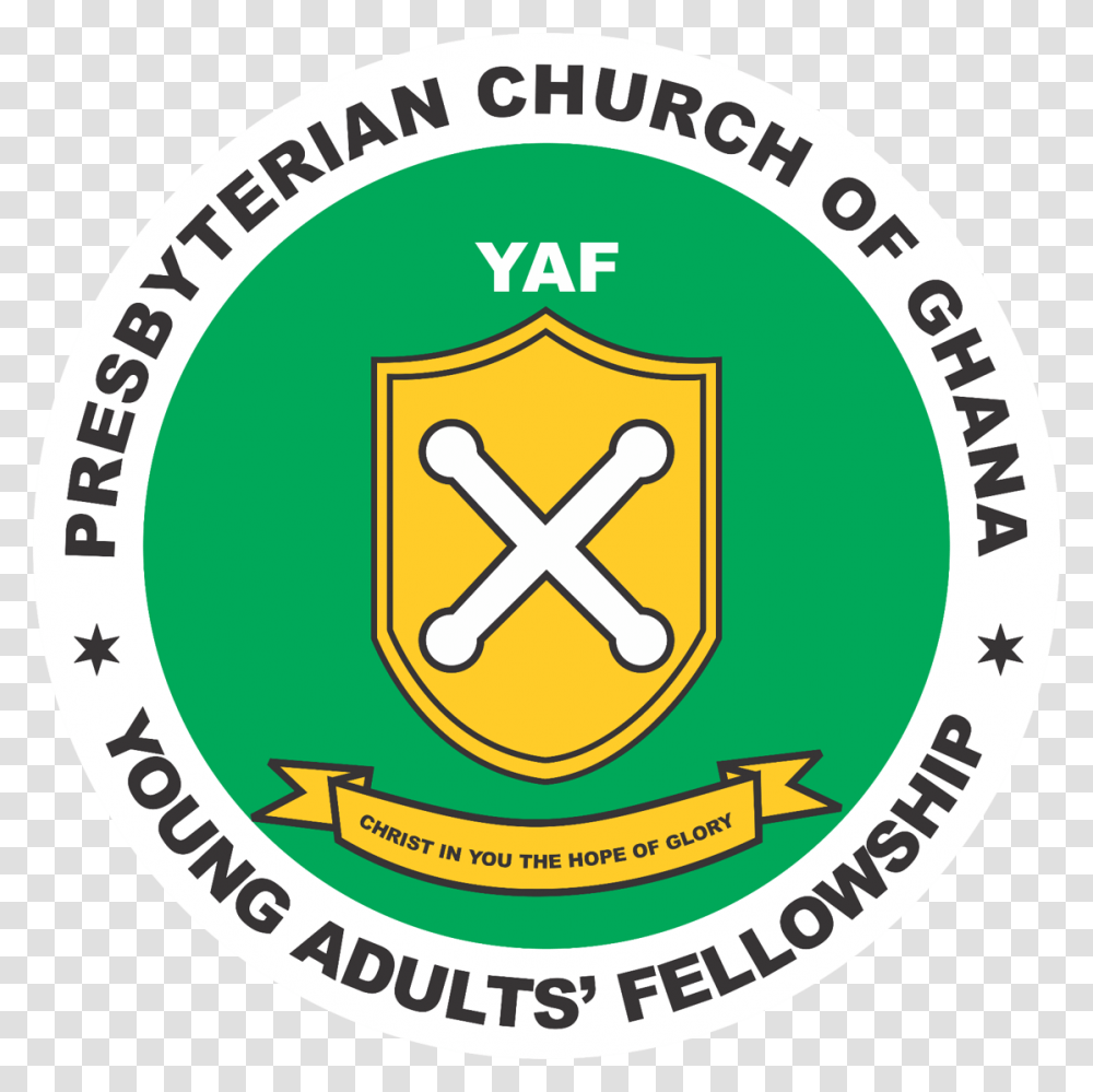 Presbyterian Church Of Ghana Logo Clipart Jpg Black Emblem, Label, Sticker Transparent Png