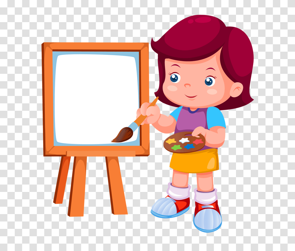 Preschool Daily Schedules Clip Art And Art Birthday, Person, Female, White Board, Girl Transparent Png