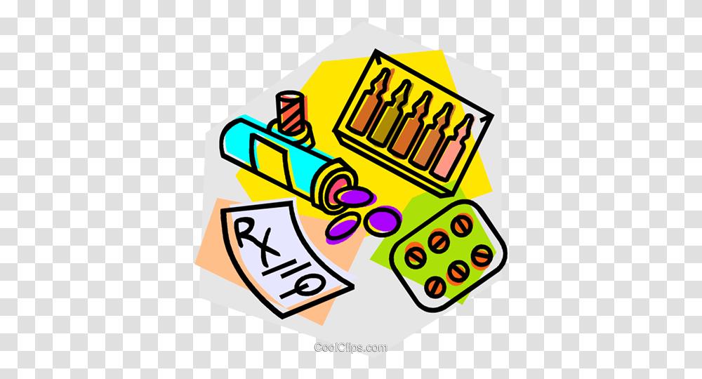 Prescription Drugs Royalty Free Vector Clip Art Illustration, Marker, Crayon Transparent Png