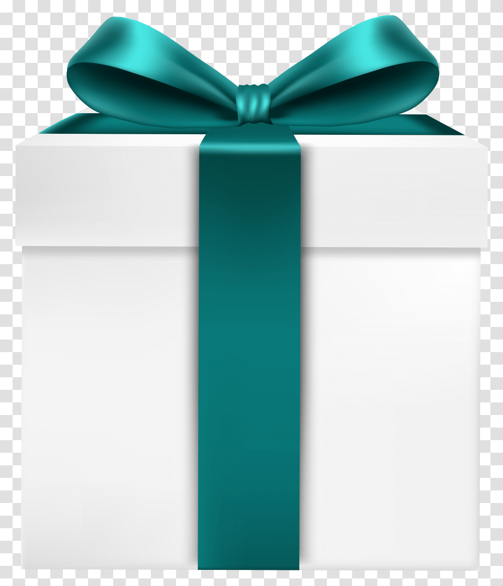 Present Blue Silver, Gift, Lamp Transparent Png