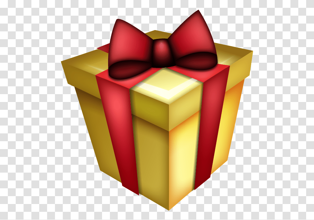 Present Emoji, Gift Transparent Png