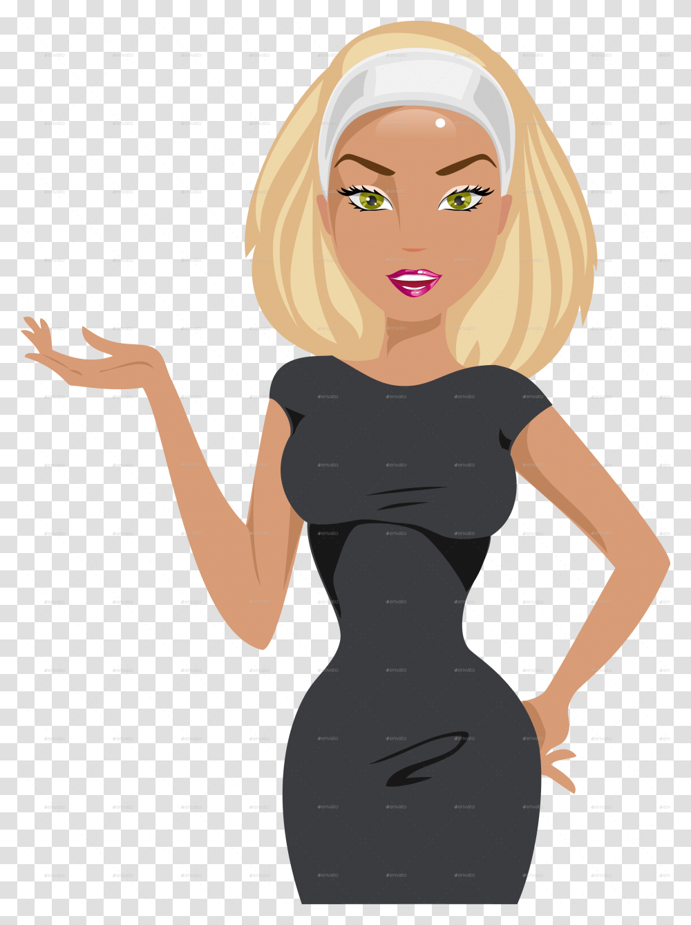 Presentation Girl, Person, Female, Blonde, Woman Transparent Png