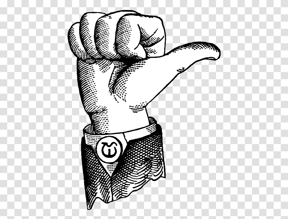 Presentation Paper People Hands Vintage Thumbs Up, Fist, Wrist, Drawing Transparent Png