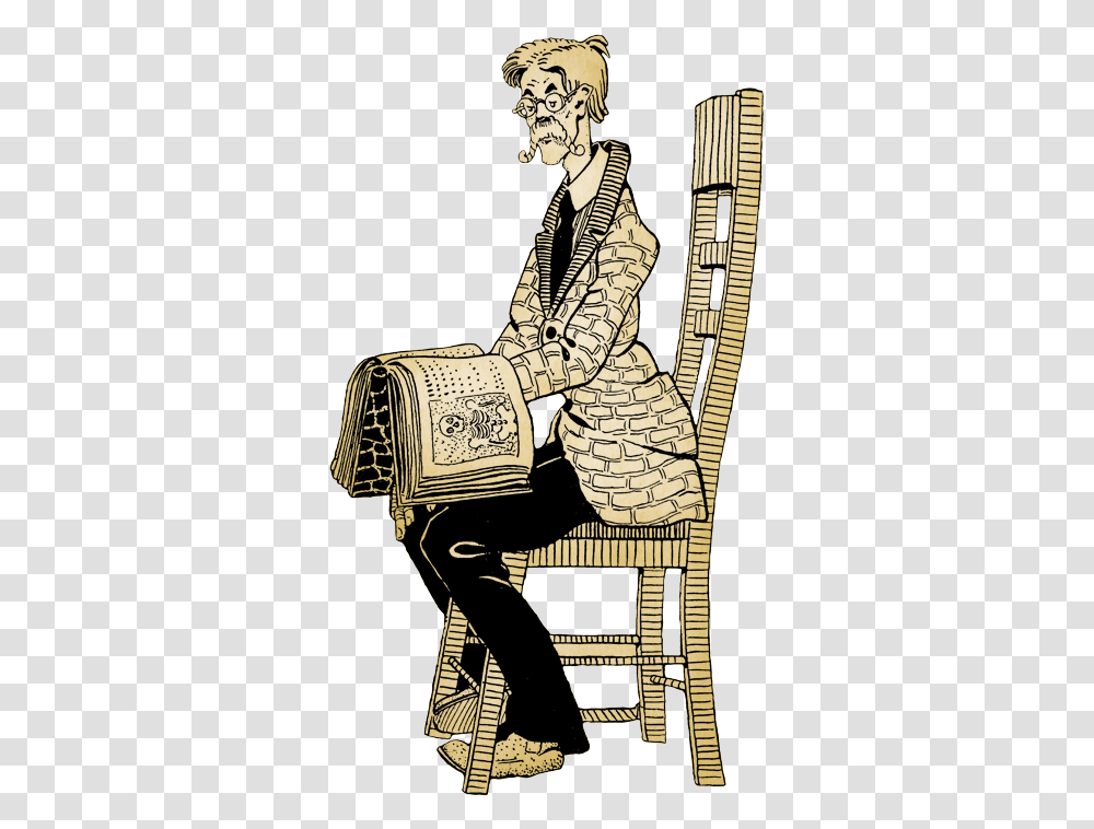 Presentation Paper People Men Old Image 75 Sitting, Person, Human, Animal, Treasure Transparent Png