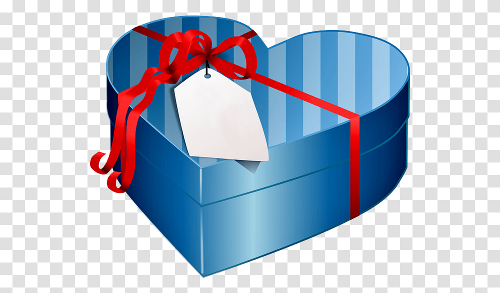 Presente Caixa De Presente Em Heart Gift Birthday Gift For Male Transparent Png