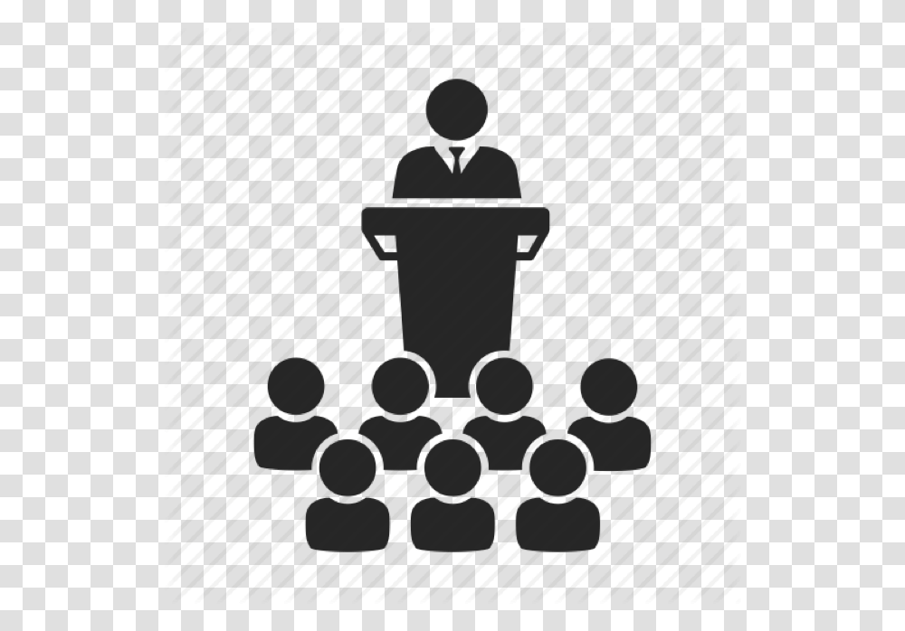 Presenter And Audience Clipart Computer Icons Audience Multilingual Icon, Crowd, Speech, Lamp, Lecture Transparent Png