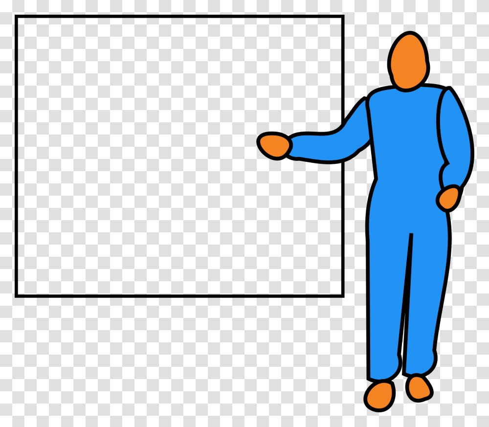 Presenter On Clipart, Standing, Word, Pants Transparent Png