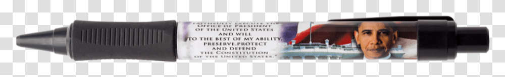 President Barack Obama Inauguration Day Oath Of Office Air Gun, Label, Person, Paper Transparent Png