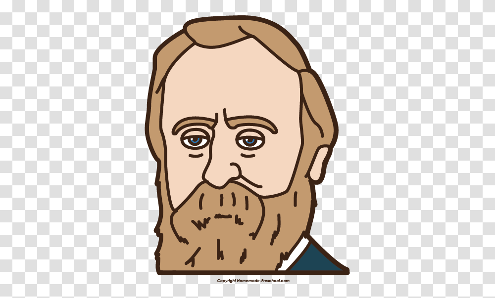 President Clipart, Face, Head, Beard, Smile Transparent Png