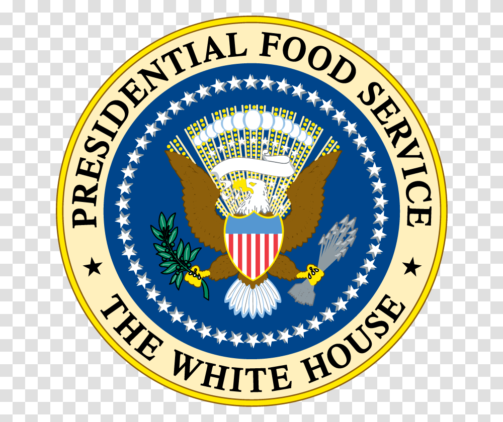 President Food Service The White House Presidential Seal Of The United, Logo, Rug, Badge Transparent Png