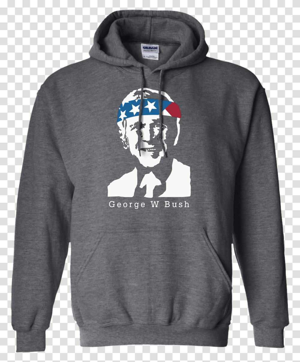 President George W Bush American Patriot Vintage T Shirt Photography Hoodie, Apparel, Sweatshirt, Sweater Transparent Png