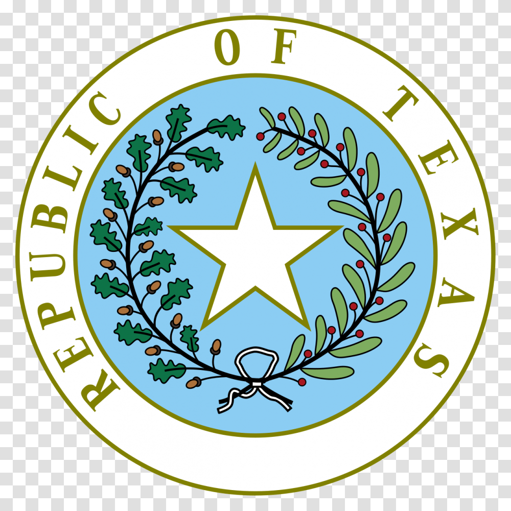 President Of The Republic Of Texas, Star Symbol, Emblem, Rug Transparent Png