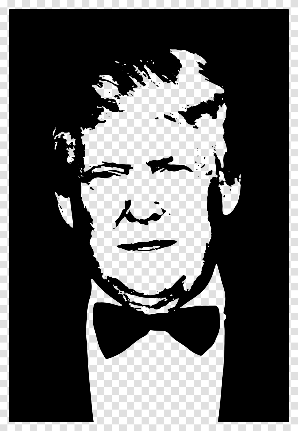 President Trump Black And White, Gray, World Of Warcraft Transparent Png