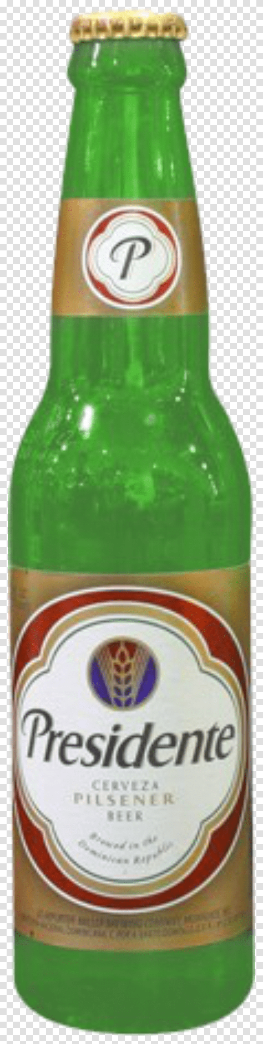 Presidente Beer, Bottle, Pop Bottle, Beverage, Drink Transparent Png