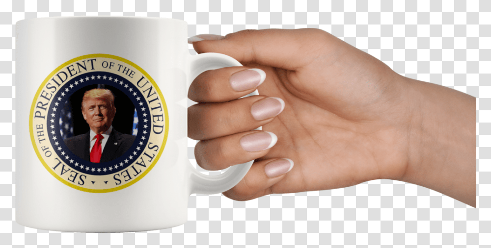 Presidential Seal Clipart Help Wanted Ad For President Of The United States, Coffee Cup, Person, Human, Hand Transparent Png