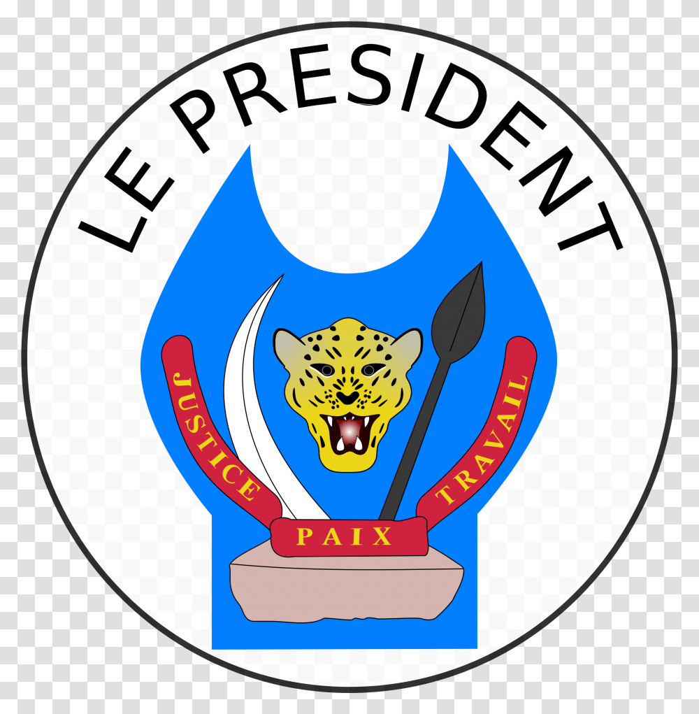 Presidential Seal Of The Democratic Republic Of The Congo, Label, Logo Transparent Png