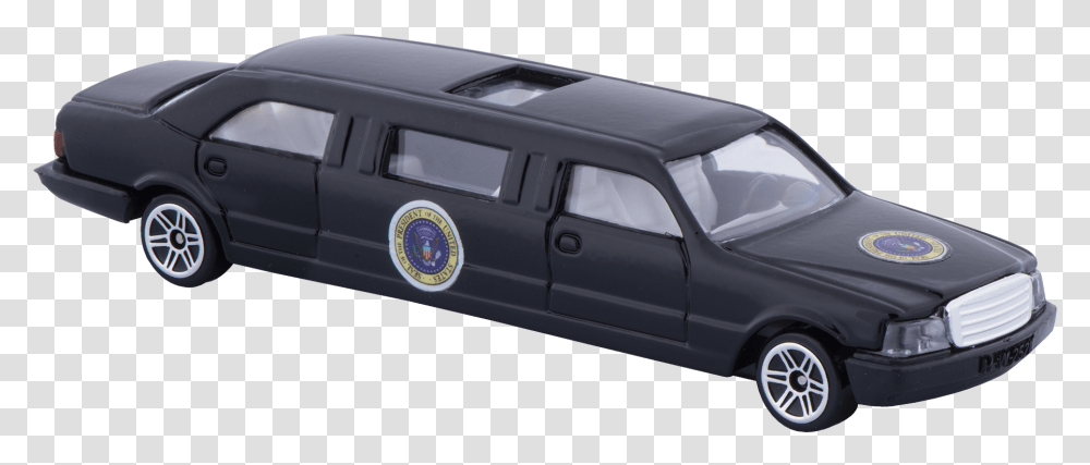Presidential Toy Limousine Limo, Car, Vehicle, Transportation, Tire Transparent Png