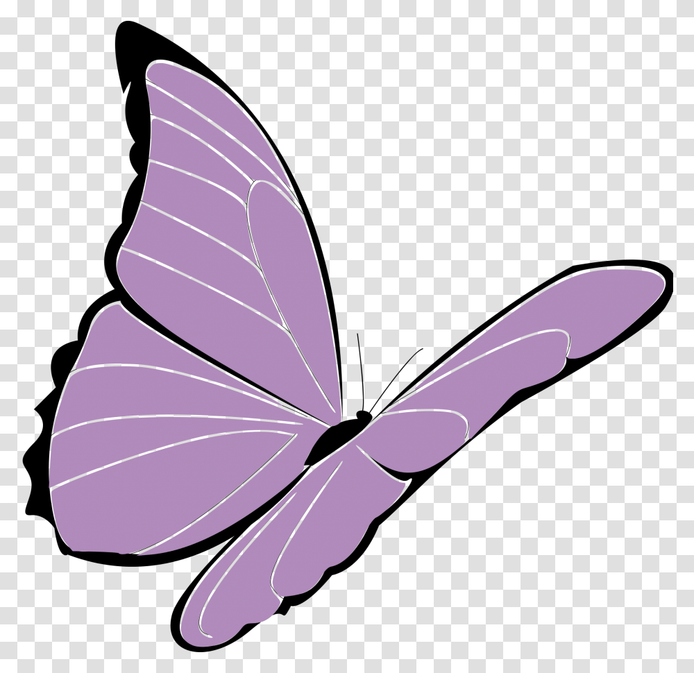 Presquesage Papillon Violet, Insect, Invertebrate, Animal, Butterfly Transparent Png