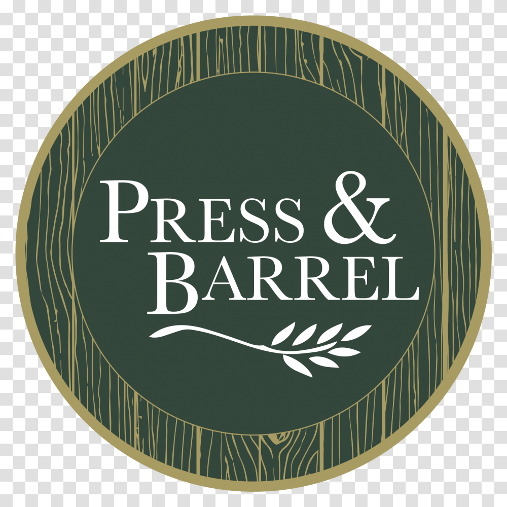 Press And Barrel Bisuteria, Label, Logo Transparent Png