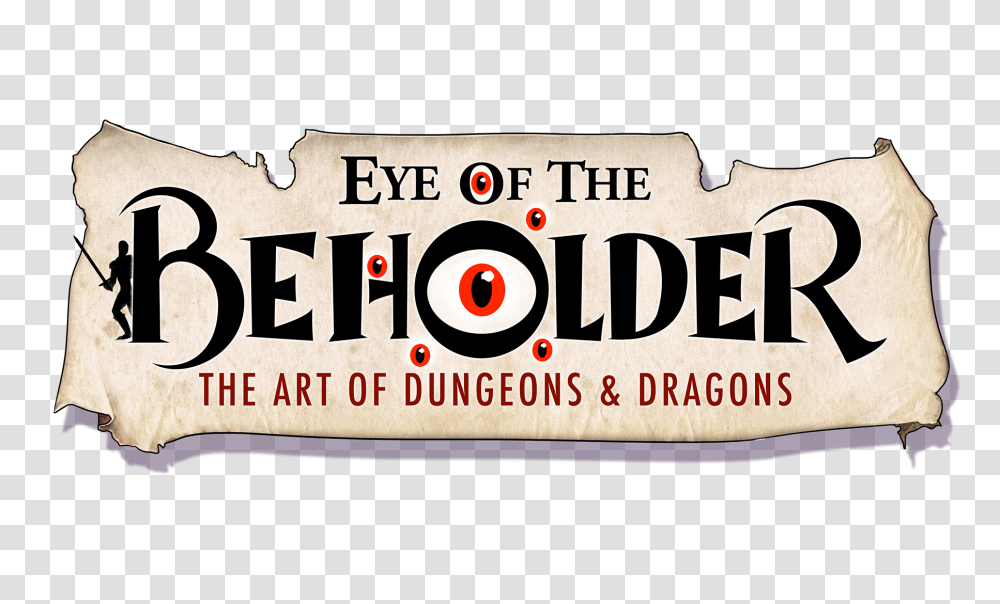 Press Eye Of The Beholder The Art Of Dungeons And Dragons, Label, Word, Number Transparent Png