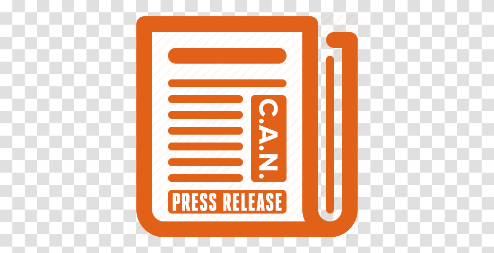 Press Release Icon Illustration, Label, Word, Paper Transparent Png