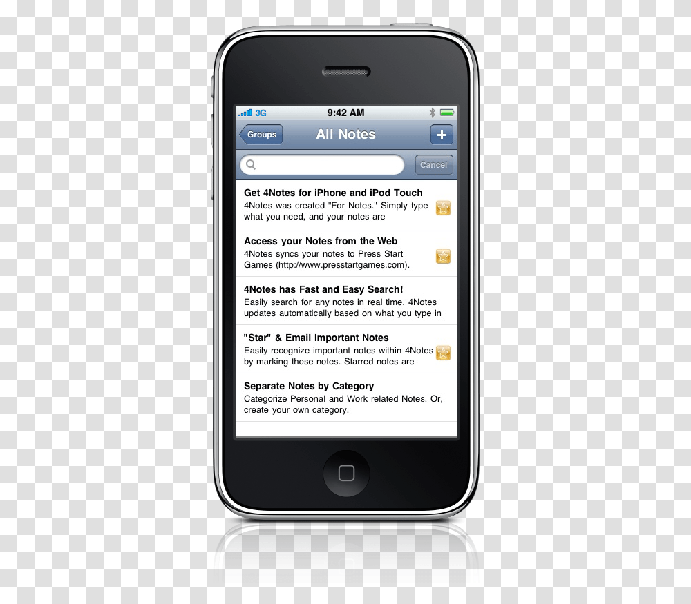 Press Start Releases 4notes Iphone, Mobile Phone, Electronics, Cell Phone Transparent Png