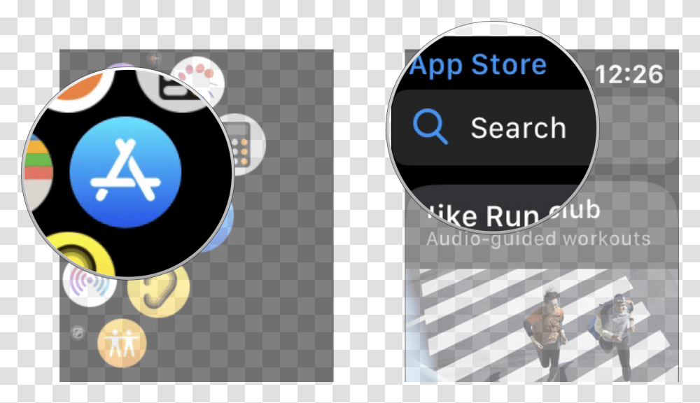 Press The Digital Crown To Go To The Home Screen Tap App Store Apple Watch, Person, Human, People Transparent Png