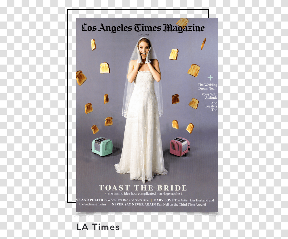 Press Thumbnail La Times Los Angeles Times, Person, Robe, Fashion Transparent Png