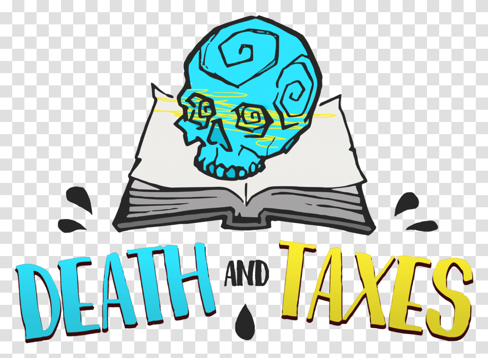 Presskit - Death And Taxes Game Death And Taxes Logo, Label, Text, Baseball Cap, Graphics Transparent Png
