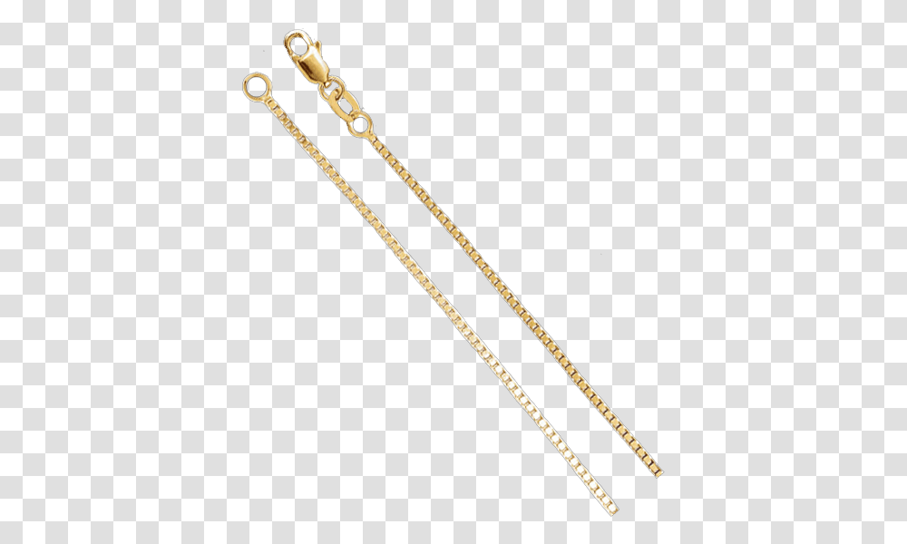 Pretty 14k Gold Box Chain Chain, Sword, Blade, Weapon, Weaponry Transparent Png
