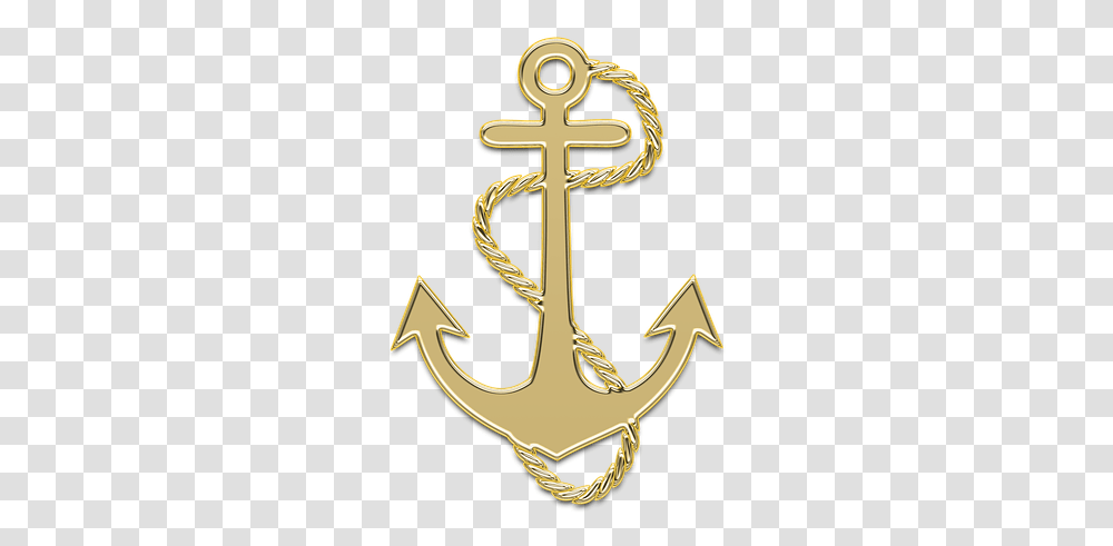 Pretty Anchor, Cross, Hook Transparent Png