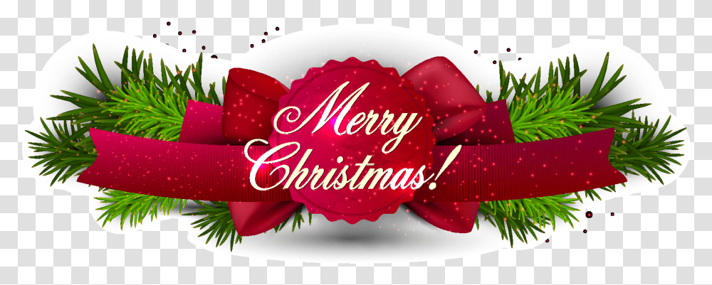 Pretty Christmas Banners Merry Christmas Banner, Label, Text, Plant, Sweets Transparent Png