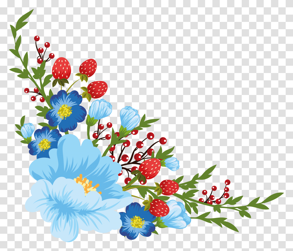 Pretty Flowers Cross And Flowers Clipart, Floral Design, Pattern, Plant Transparent Png