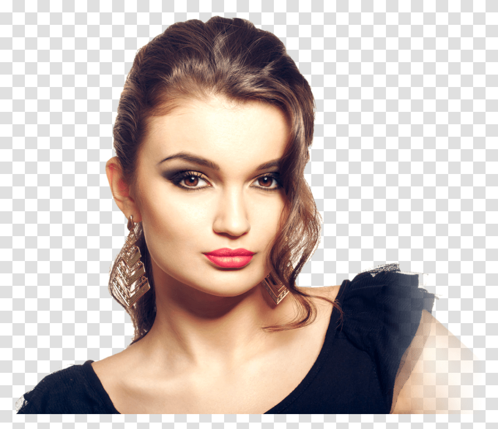 Pretty Girl Hm, Hair, Person, Human, Lipstick Transparent Png