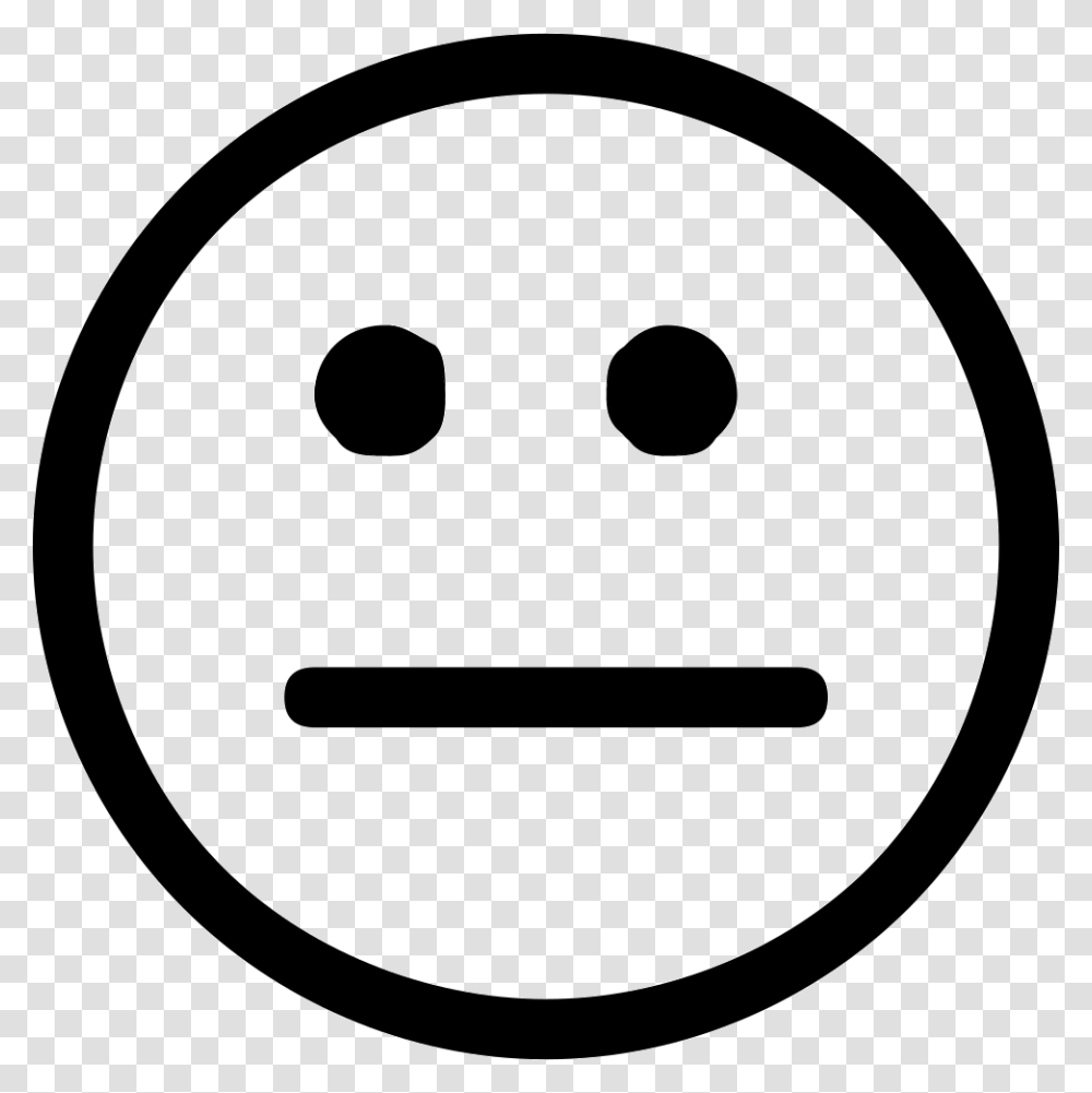 Pretty Good Sad Smiley Icon, Disk, Sign, Stencil Transparent Png