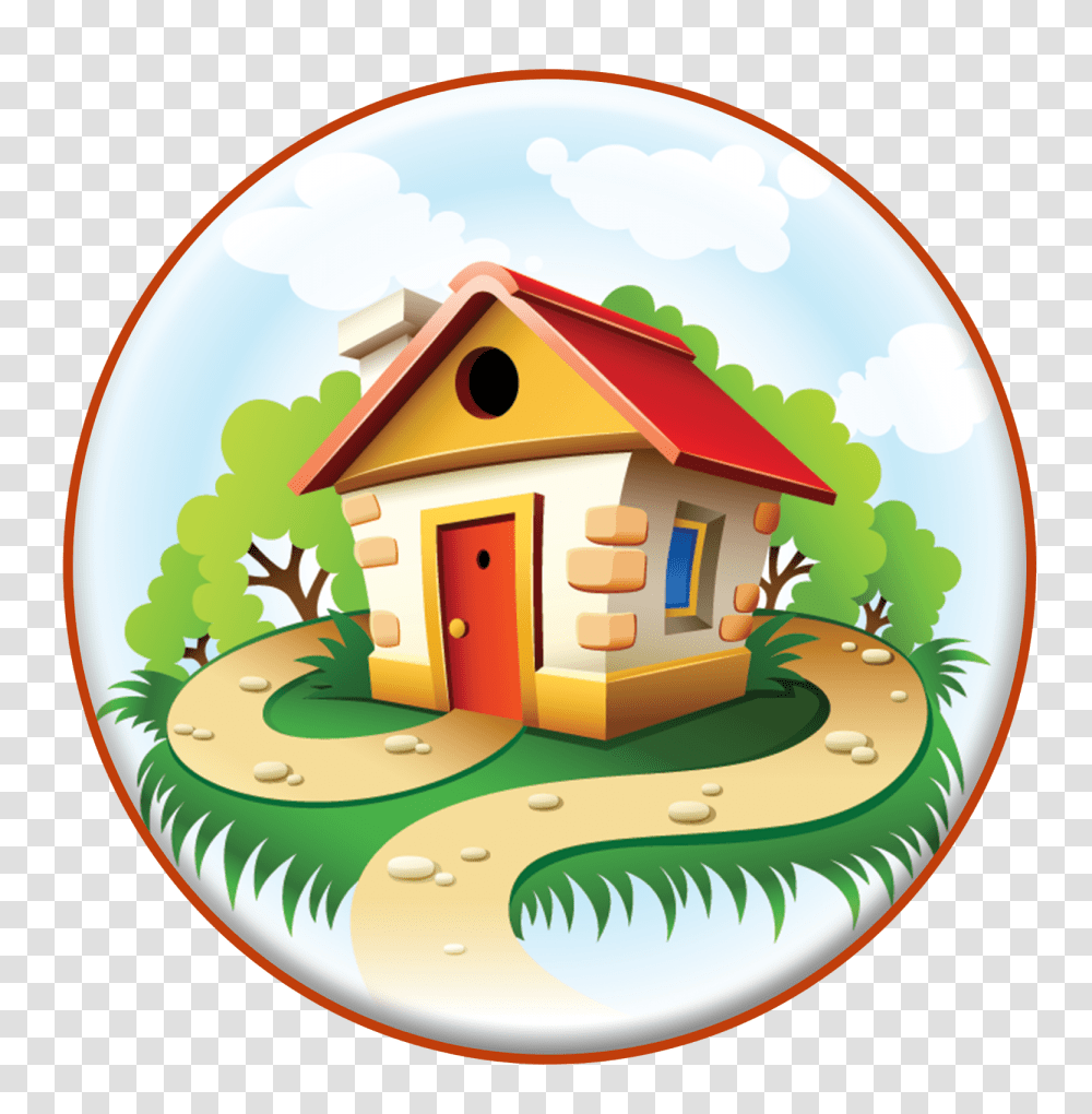 Pretty House Clipart, Birthday Cake, Building, Housing, Nature Transparent Png