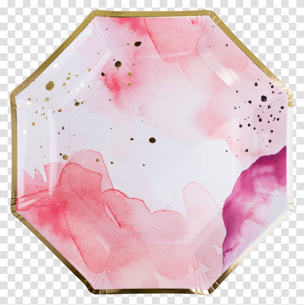 Pretty In Pink Watercolor Food Platter Girly, Diaper, Furniture, Dish, Meal Transparent Png