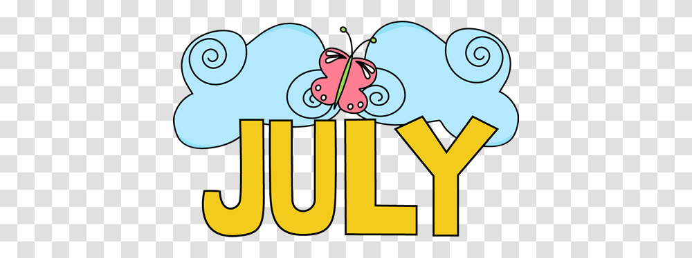 Pretty July Month Of July Month Of July August, Alphabet, Label, Number Transparent Png