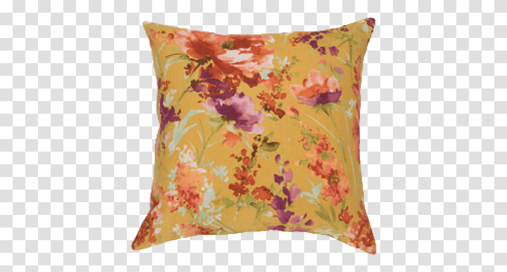 Pretty Perennials Sunburst Scatter Cushion, Pillow, Painting, Rug Transparent Png