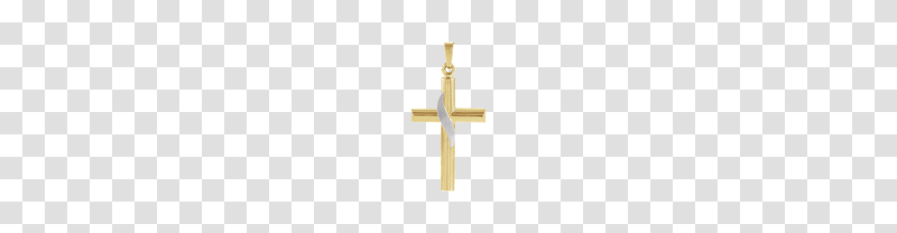 Pretty Rose And White Gold Cross Pendant Gracious Rose, Crucifix Transparent Png