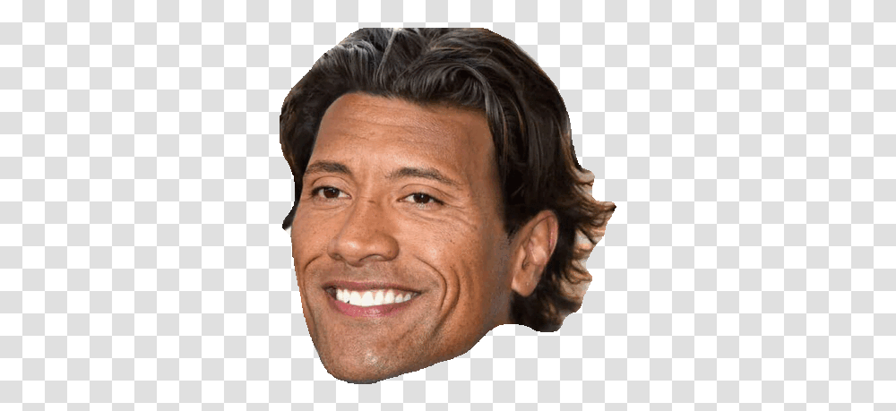 Pretty The Rock Gif Bald Celebrities With Hair, Face, Person, Human, Head Transparent Png