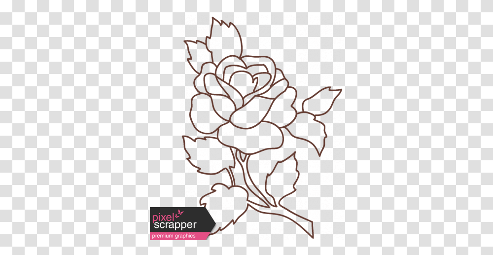 Pretty Things Flower Outline Graphic By Marisa Lerin Pixel Pretty Things To Outline, Stencil, Pattern, Art, Graphics Transparent Png