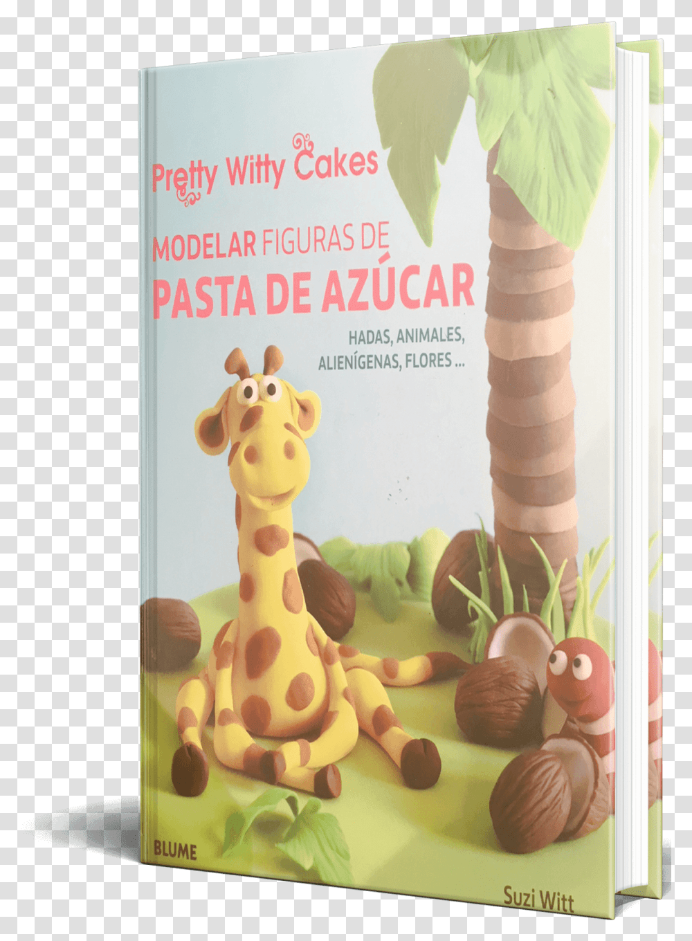 Pretty Witty Cakes And Suzi Witt Book Cover Spanish Giraffidae, Plant, Food, Seed, Grain Transparent Png