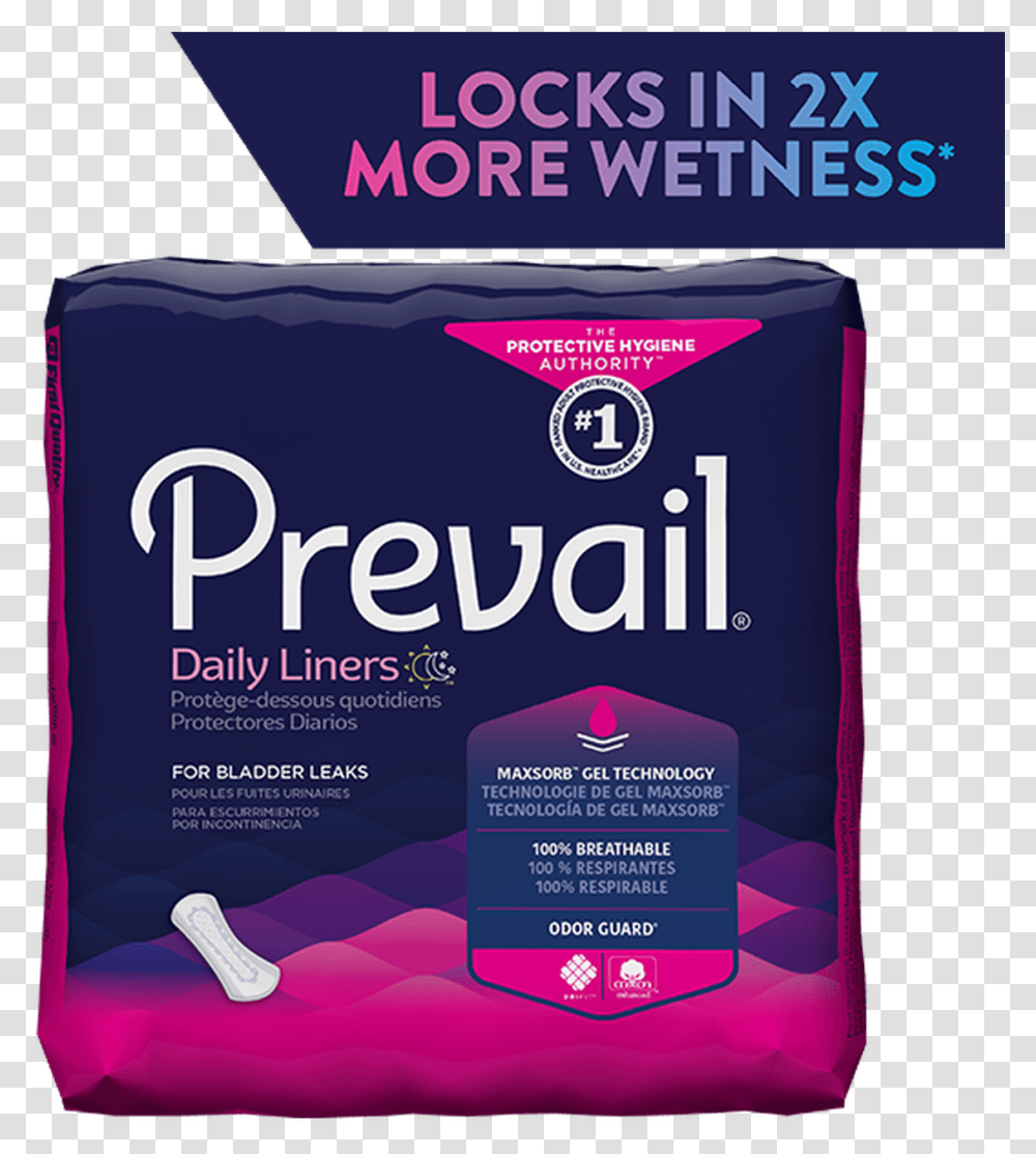 Prevail Daily Liners Very Light Box, Poster, Advertisement, Flyer, Paper Transparent Png