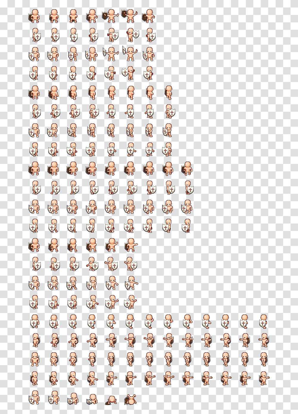 Preview Pixel Art Character Sprite Sheet, Alphabet, Super Mario, Number Transparent Png