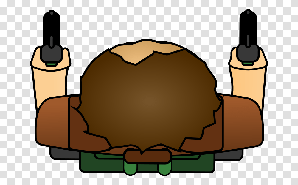 Preview Top Down Shooter Character, Food, Helmet, Label Transparent Png