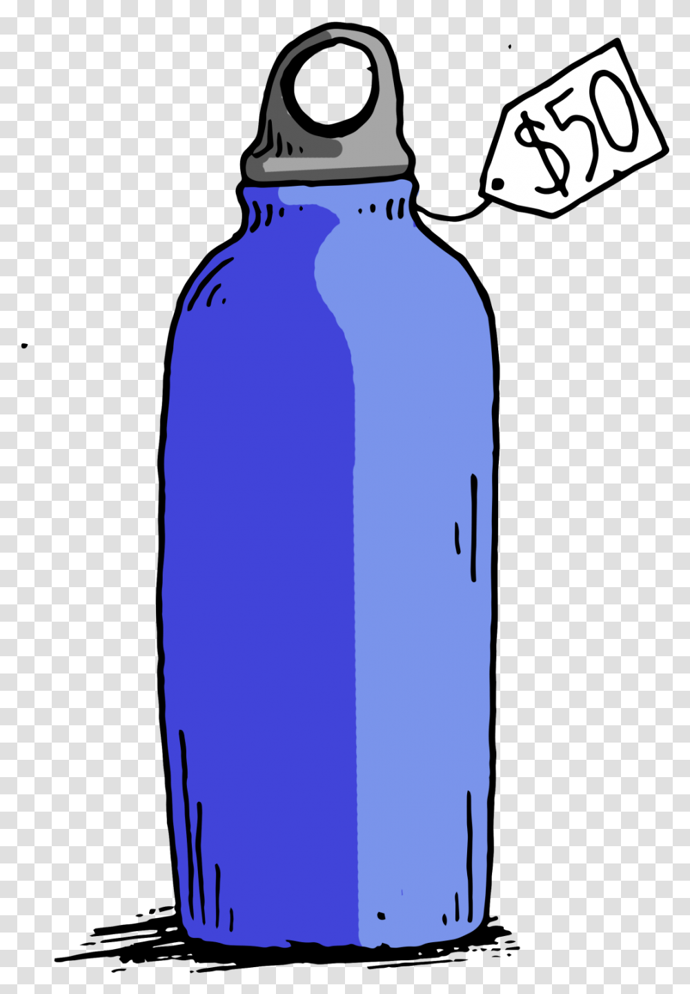 Price Gouging Reusable Bottles At The Expense Of The Reusable Water Bottle Background, Jar, Glass, Cylinder, Vase Transparent Png