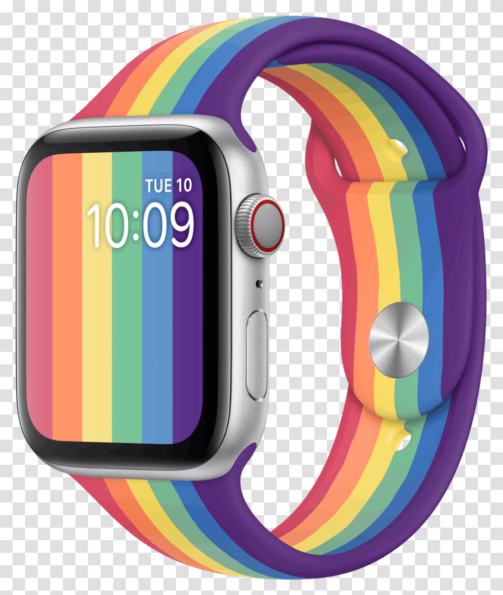 Pride 2020 Apple Watch Face Gay Pride Apple Watch Band, Wristwatch, Helmet, Clothing, Apparel Transparent Png