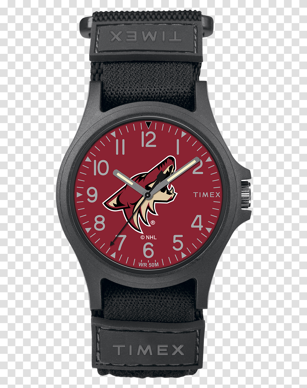 Pride Arizona Coyotes Large Timex Expedition Indiglo Black, Wristwatch, Clock Tower, Architecture, Building Transparent Png