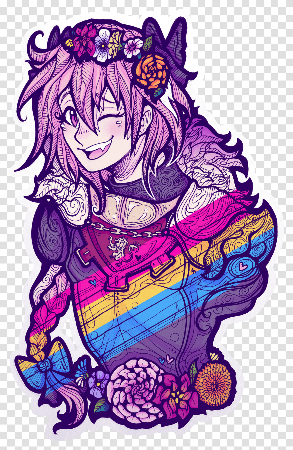 Pride Astolfo By Shon2 Illustration, Doodle, Drawing, Art Transparent Png